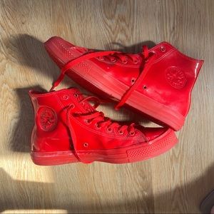 Converse high top sneakers red size 11 Men